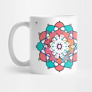 mandala Clamber drawingmandala Flutter stuffed Mug